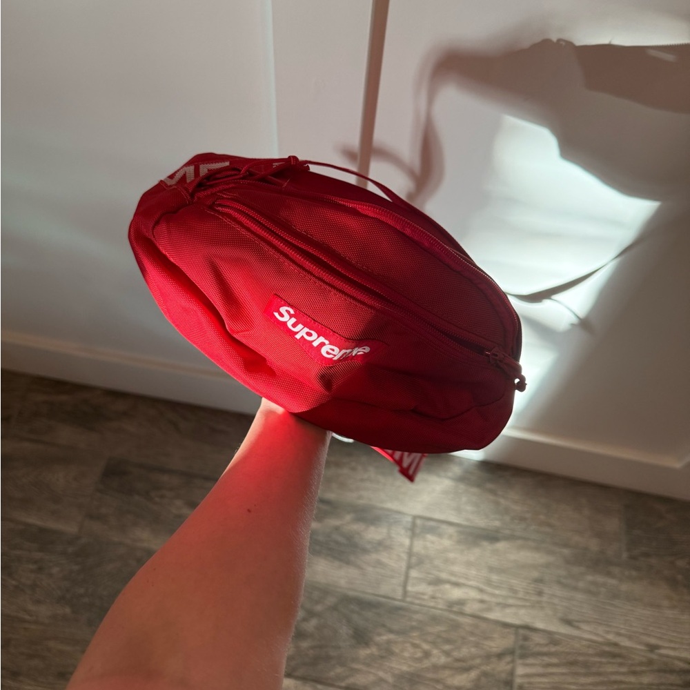 Red Supreme Fanny Pack